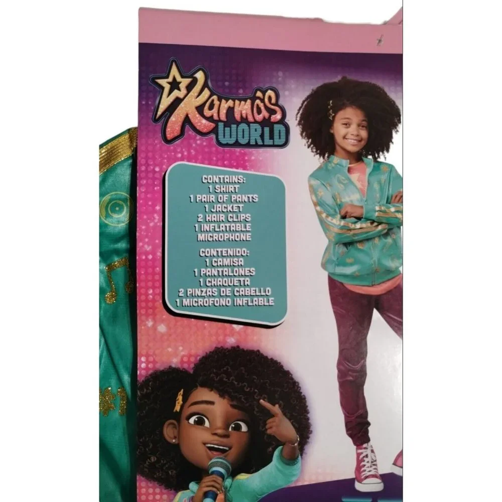 Rubies Karmas World Karma Girls Medium Halloween Costume Size Medium 7 to 8 New